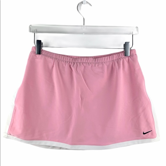 Nike Dri-Fit Border Skort light pink white